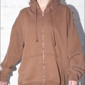Brandy Melville Christy Hoodie Brown